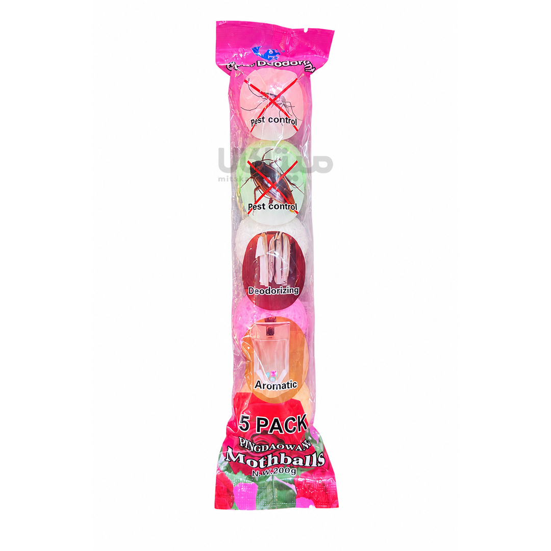 نفتالین رنگی 5 عددی